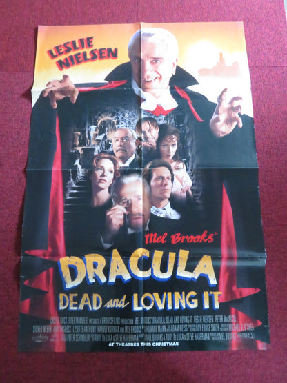 DRACULA: DEAD AND LOVING IT FOLDED US ONE SHEET POSTER MEL BROOKS NIELSEN 1995