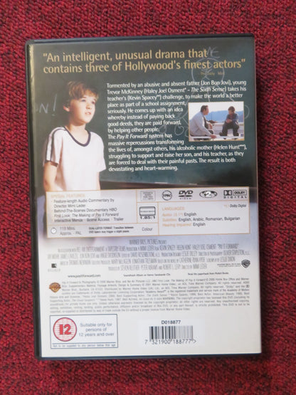 PAY IT FORWARD (DVD) KEVIN SPACEY HELEN HUNT 2000 REGION 2