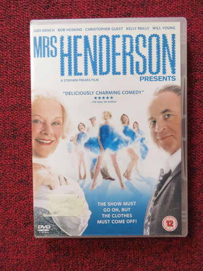 MRS. HENDERSON PRESENTS (DVD) JUDI DENCH BOB HOSKINS 2005 REGION 2