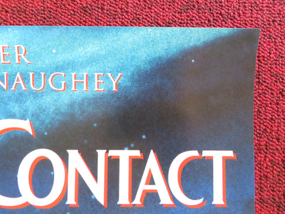 CONTACT VHS VIDEO POSTER JODIE FOSTER MATTHEW MCCONAUGHEY 1998