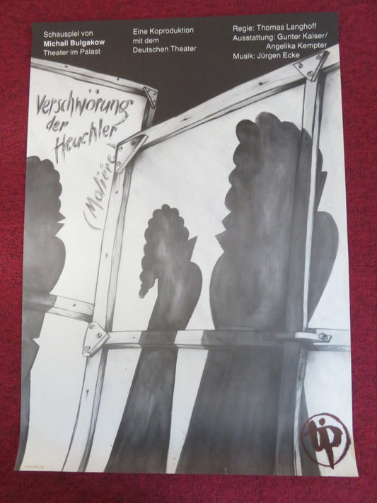 VERSCHWORUNG DER HEUCHLER - MOLIERE GERMAN POSTER ROLLED GRISTHA 1982