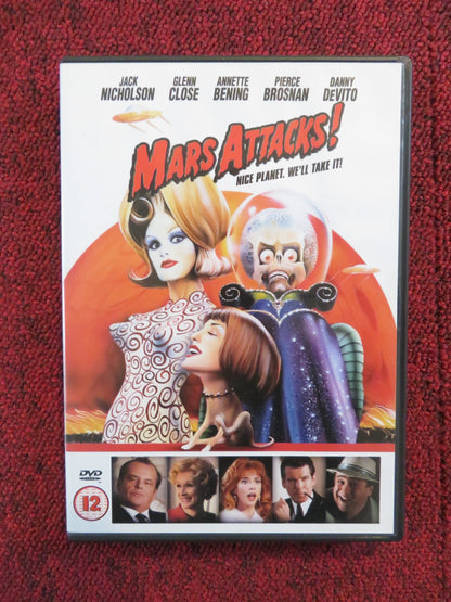 MARS ATTACKS (DVD) JACK NICHOLSON JACK BLACK 1996 REGION 2