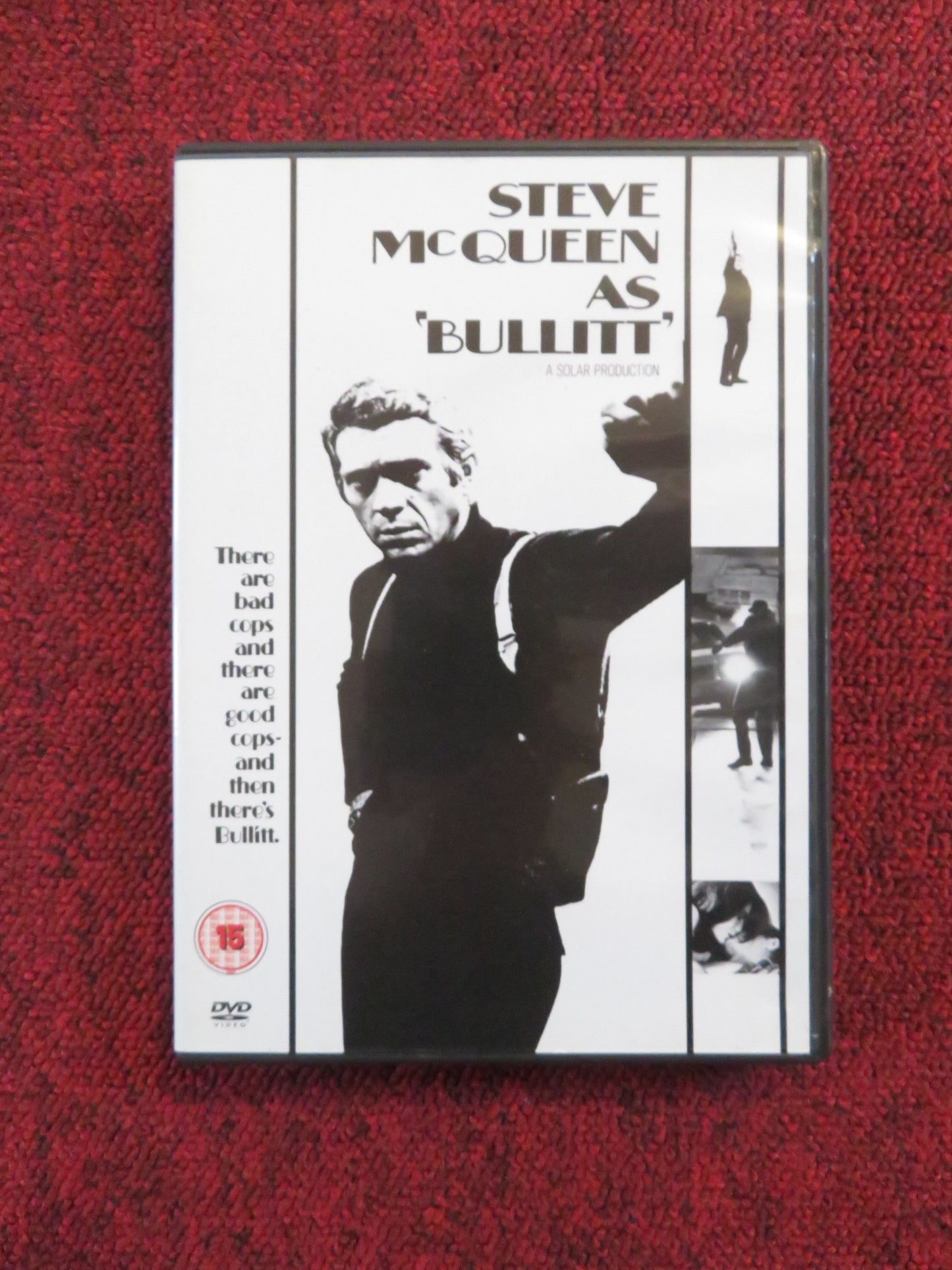 BULLITT (DVD) STEVE MCQUEEN ROBERT VAUGHN 1968 REGION 2