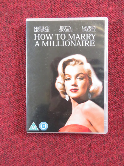 HOW TO MARRY A MILLIONAIRE (DVD) MARILYN MONROE BETTY GRABLE 1953 REGION 2