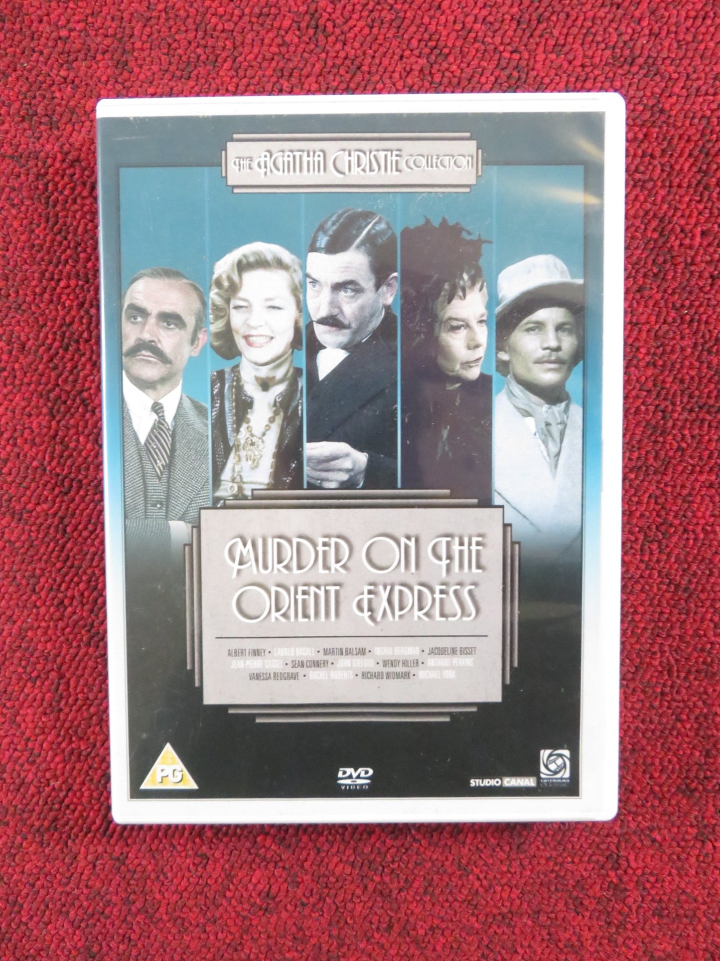 MURDER ON THE ORIENT EXPRESS (DVD) ALBERT FINNEY LAUREN BACALL 1974 REGION 2