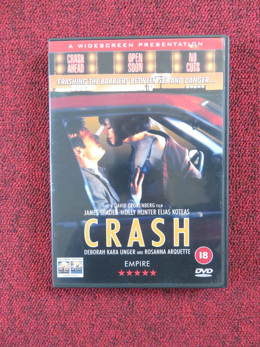 CRASH (DVD) JAMES SPADER HOLLY HUNTER 1996 REGION 2