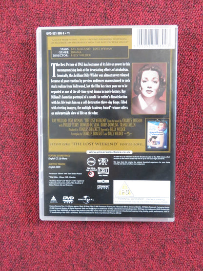 THE LOST WEEKEND (DVD) RAY MILLAND JANE WYMAN 1945 REGION 2, 4