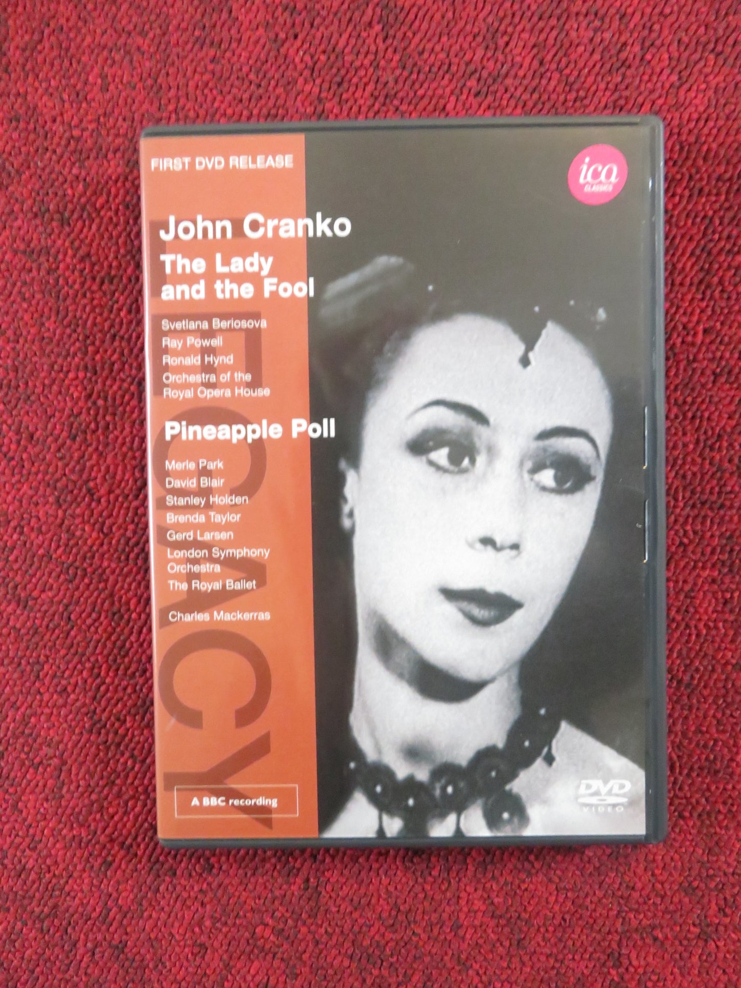 THE LADY AND THE FOOL (DVD) BBC JOHN CRANKO SVETLANA BERIOSOVA 1959 REGION 0