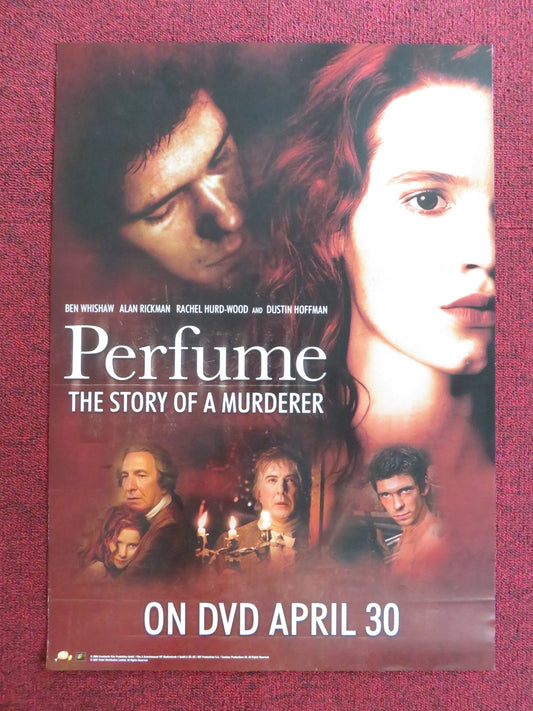 PERFUME: THE STORY OF A MURDERER DVD POSTER BEN WHISHAW ALAN RICKMAN 2006