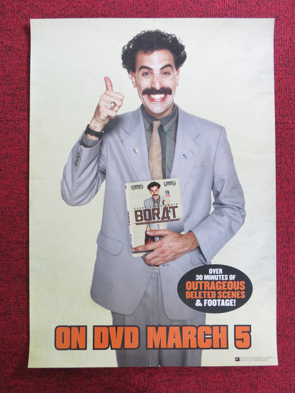 BORAT DVD POSTER SACHA BARON COHEN KEN DAVITIAN 2007