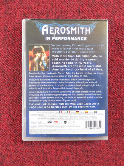 AEROSMITH IN PERFORMANCE (DVD) STEVEN TYLER JOE PERRY REGION 2