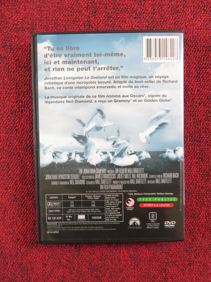 JONATHAN LIVINGSTON SEAGULL (DVD) JAMES FRANCISCUS JULIET MILLS 1973 REGION 2