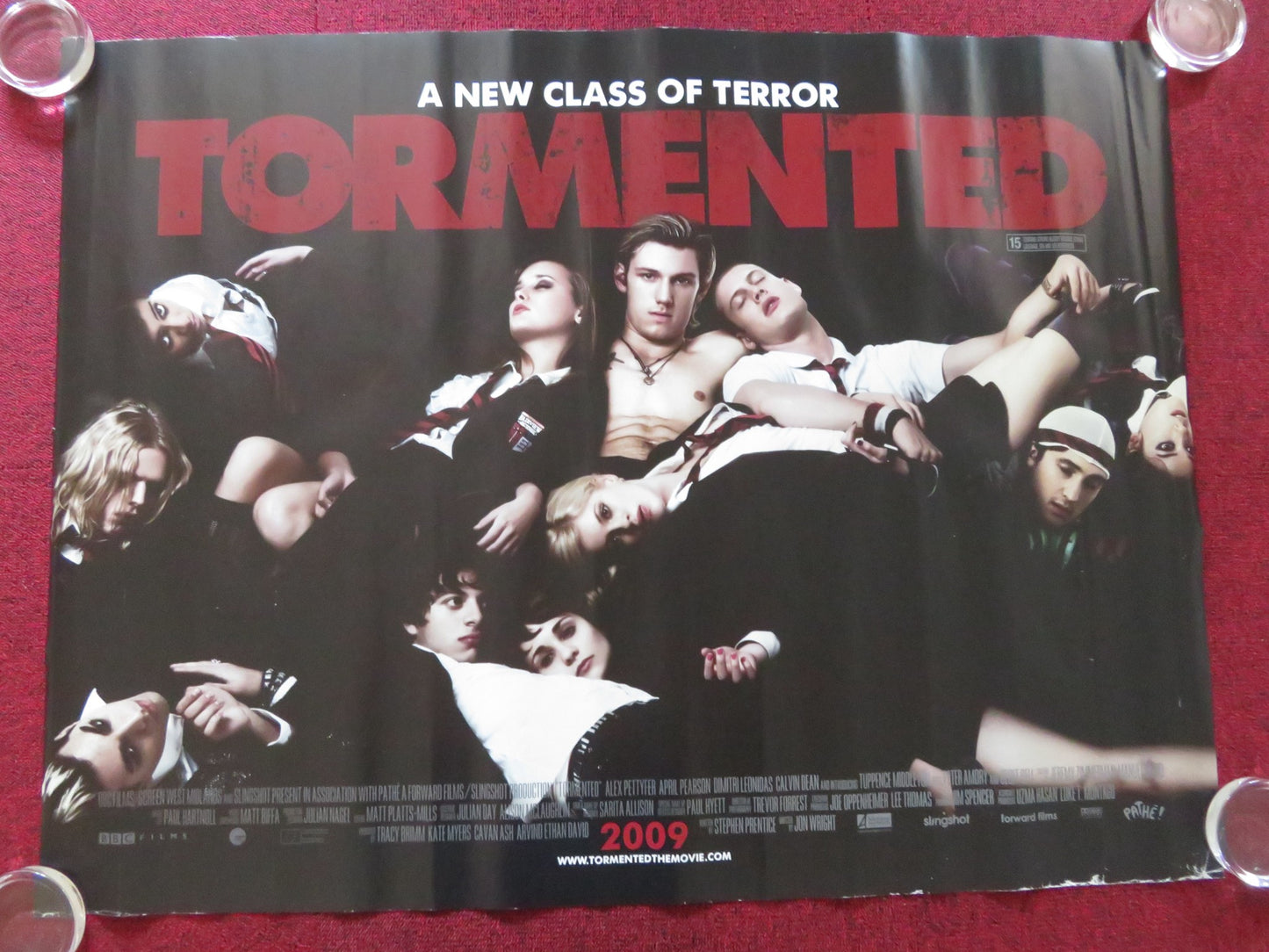 TORMENTED UK QUAD ROLLED POSTER ALEX PETTYFER APRIL PEARSON 2009