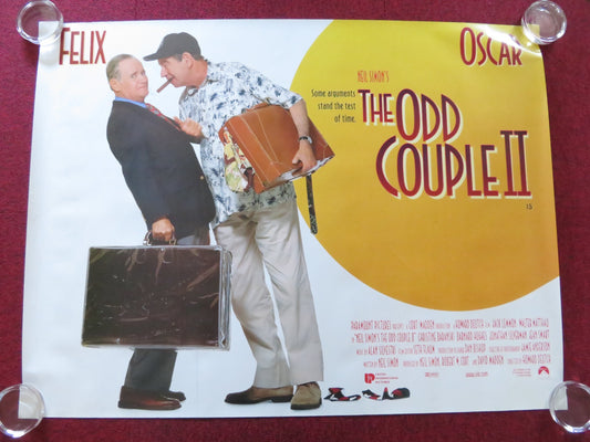 THE ODD COUPLE II UK QUAD ROLLED POSTER JACK LEMMON WALTER MATTHAU 1998