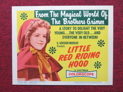 LITTLE RED RIDING HOOD US LOBBY CARD SET K. GORDON MURRAY MARIA GRACIA 1963