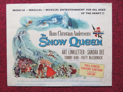 THE SNOW QUEEN US LOBBY CARD FULL SET SANDRA DEE TOMMY KIRK 1960