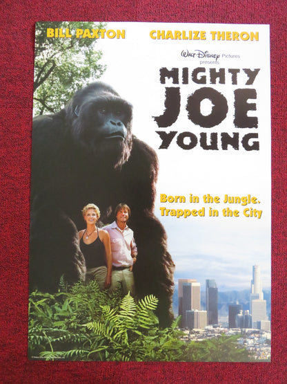 MIGHTY JOE YOUNG VHS VIDEO POSTER DISNEY BILL PAXTON CHARLIZE THERON 1998