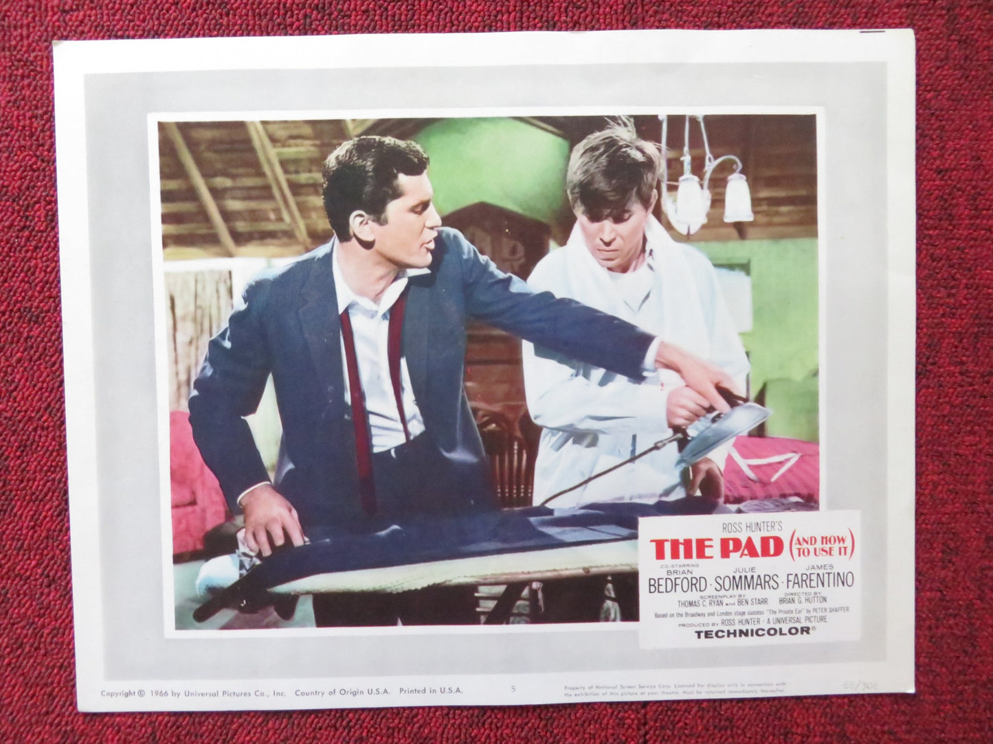 THE PAD (AND HOW TO USE IT) US LOBBY CARD FULL SET BRIAN BEDFORD J. SOMMARS 1966