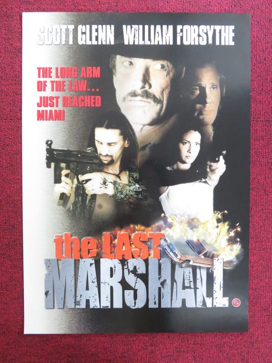 THE LAST MARSHALL VHS VIDEO POSTER SCOTT GLENN WILLIAM FORSYTHE 1999