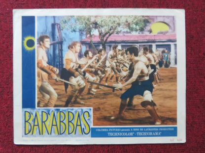 BARABBAS US LOBBY CARD FULL SET ANTHONY QUINN SILVANA MANGANO 1962