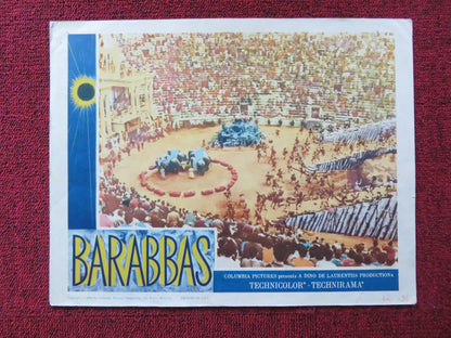 BARABBAS US LOBBY CARD FULL SET ANTHONY QUINN SILVANA MANGANO 1962