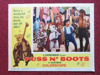 EL GATO CON BOTAS / PUSS N' BOOTS US LOBBY CARD FULL SET K. GORDON MURRAY 1963