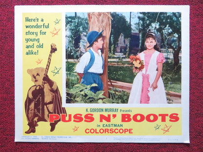 EL GATO CON BOTAS / PUSS N' BOOTS US LOBBY CARD FULL SET K. GORDON MURRAY 1963