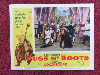 EL GATO CON BOTAS / PUSS N' BOOTS US LOBBY CARD FULL SET K. GORDON MURRAY 1963