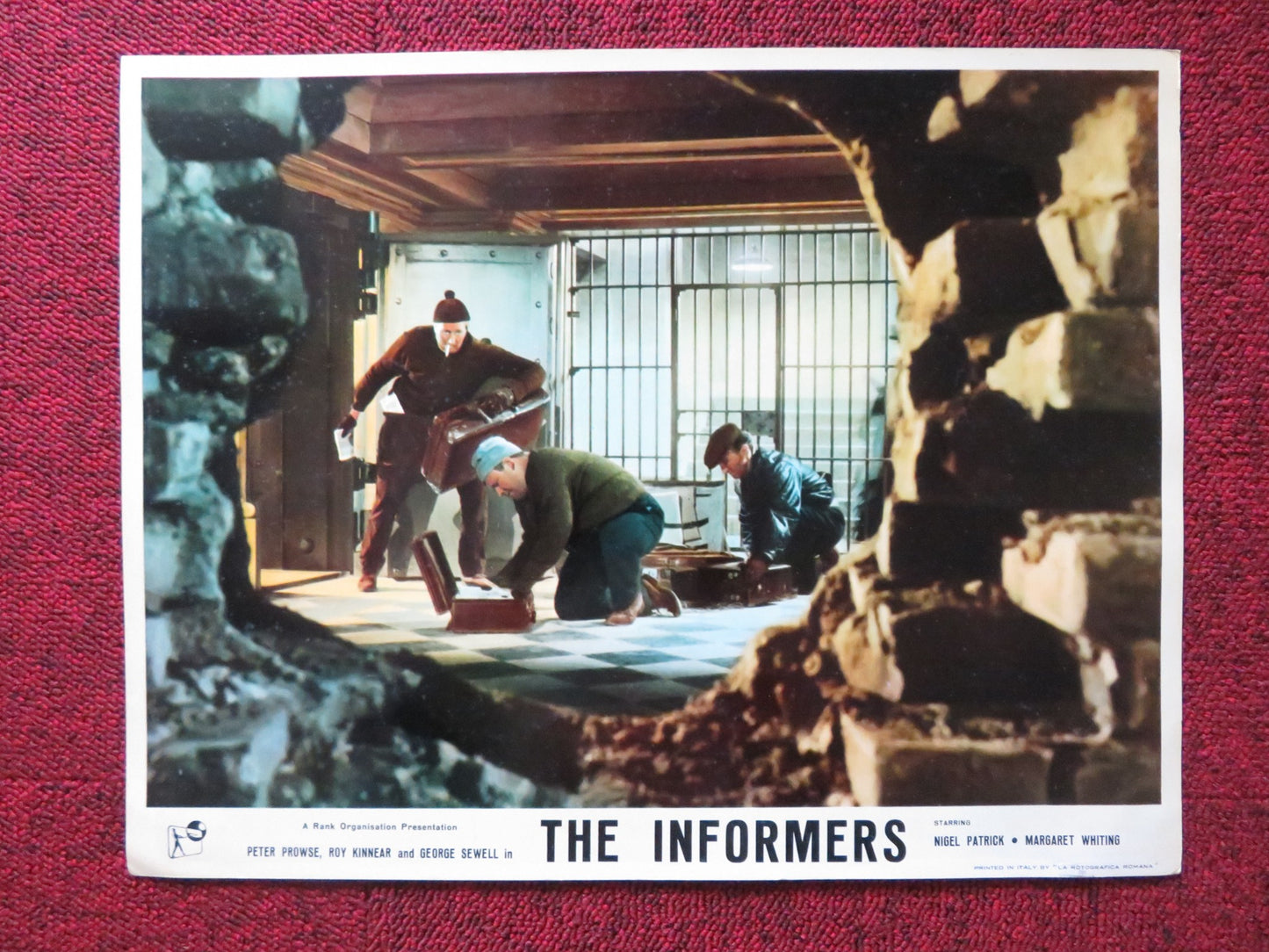 THE INFORMERS US LOBBY CARD FULL SET NIGEL PATRICK MARGARET WHITING 1964