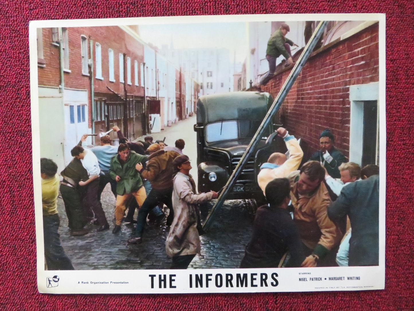 THE INFORMERS US LOBBY CARD FULL SET NIGEL PATRICK MARGARET WHITING 1964