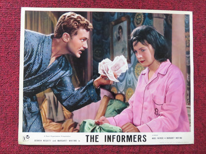 THE INFORMERS US LOBBY CARD FULL SET NIGEL PATRICK MARGARET WHITING 1964