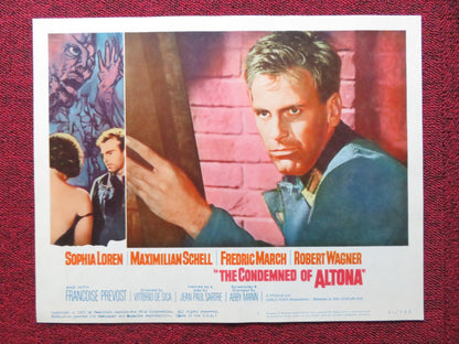 THE CONDEMNED OF ALTONA US LOBBY CARD FULL SET SOPHIA LOREN M. SCHELL 1963