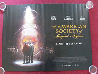 THE AMERICAN SOCIETY OF MAGICAL NEGROES UK QUAD ROLLED POSTER JUSTICE SMITH 2024