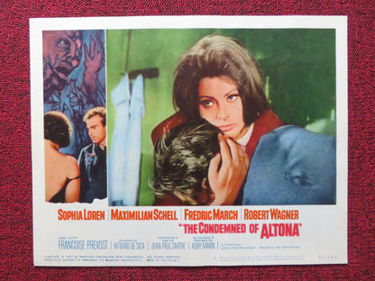 THE CONDEMNED OF ALTONA US LOBBY CARD FULL SET SOPHIA LOREN M. SCHELL 1963