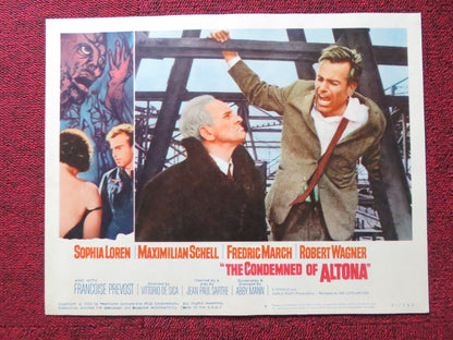 THE CONDEMNED OF ALTONA US LOBBY CARD FULL SET SOPHIA LOREN M. SCHELL 1963