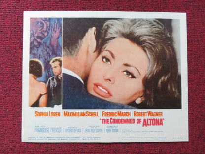 THE CONDEMNED OF ALTONA US LOBBY CARD FULL SET SOPHIA LOREN M. SCHELL 1963