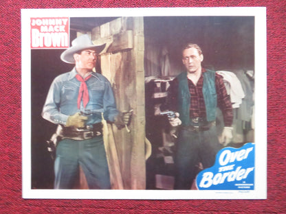 OVER THE BORDER US LOBBY CARD FULL SET JOHNNY MACK BROWN WENDY WALDRON 1950