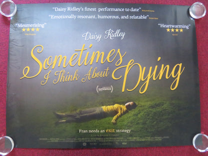 SOMETIMES I THINK ABOUT DYING UK QUAD ROLLED POSTER DAISY RIDLEY MERHEJE 2023