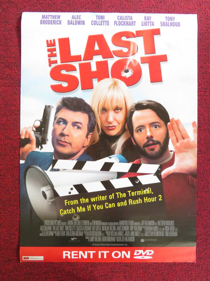 THE LAST SHOT DVD POSTER MATTHEW BRODERICK ALEC BALDWIN 2004