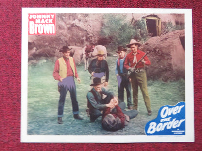 OVER THE BORDER US LOBBY CARD FULL SET JOHNNY MACK BROWN WENDY WALDRON 1950