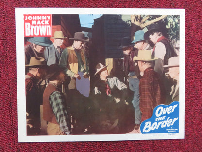 OVER THE BORDER US LOBBY CARD FULL SET JOHNNY MACK BROWN WENDY WALDRON 1950