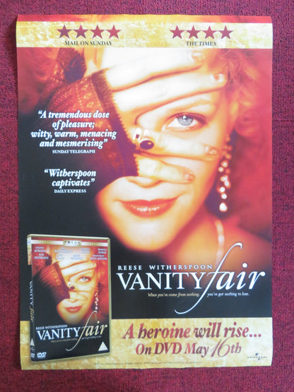 VANITY FAIR DVD POSTER REESE WITHERSPOON GABRIEL BYRNE 2004