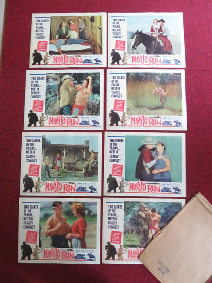 NAVAJO RUN US LOBBY CARD FULL SET JOHNNY SEVEN WARREN KEMMERLING 1964