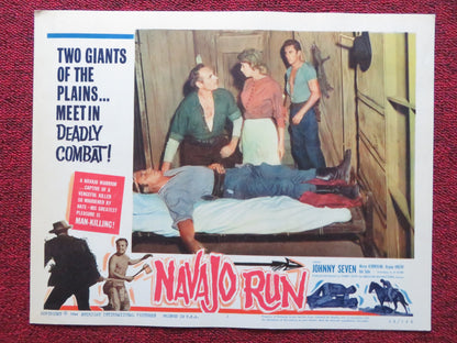 NAVAJO RUN US LOBBY CARD FULL SET JOHNNY SEVEN WARREN KEMMERLING 1964