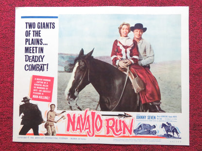 NAVAJO RUN US LOBBY CARD FULL SET JOHNNY SEVEN WARREN KEMMERLING 1964