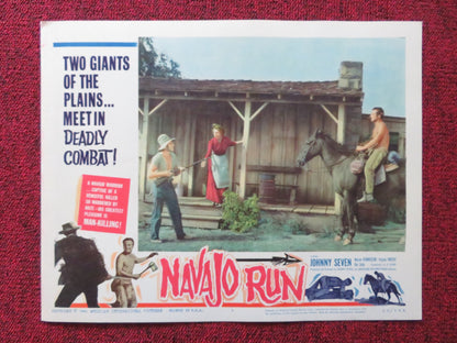 NAVAJO RUN US LOBBY CARD FULL SET JOHNNY SEVEN WARREN KEMMERLING 1964