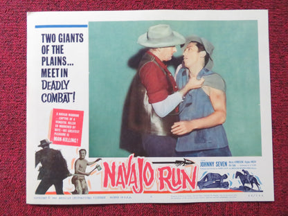 NAVAJO RUN US LOBBY CARD FULL SET JOHNNY SEVEN WARREN KEMMERLING 1964