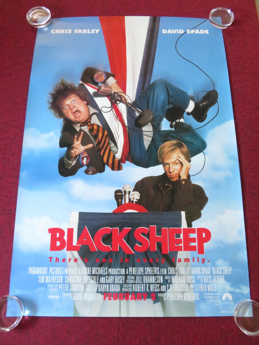 BLACK SHEEP US ONE SHEET ROLLED POSTER CHRIS FARLEY DAVID SPADE 1996