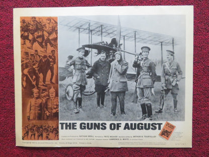 THE GUNS OF AUGUST US LOBBY CARD FULL SET FRITZ WEAVER WINSTON CHURCHILL 1965