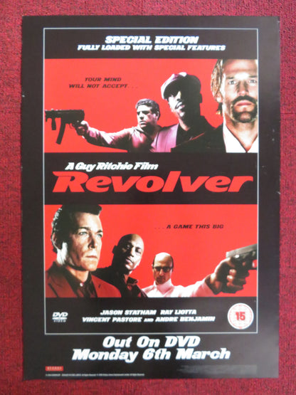 REVOLVER DVD POSTER JASON STATHAM RAY LIOTTA 2005